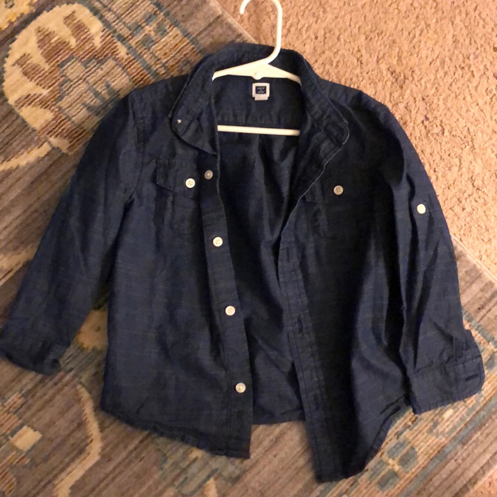 Boys long sleeve button down shirt